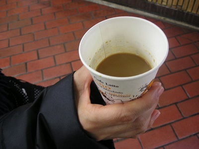 自動販売機のコピ（コーヒー）