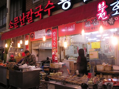 キムパ(海苔巻き)屋 釜田市場