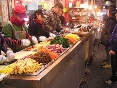 キムパ(海苔巻き)屋 釜田市場