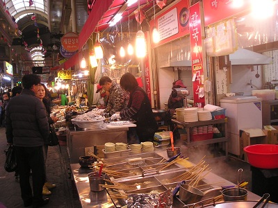 キムパ(海苔巻き)屋 釜田市場
